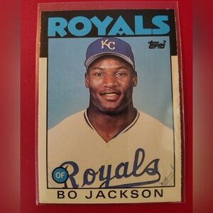 Bo Jackson 1986 Topps Traded #50T Kansas City Royals Baseball Card